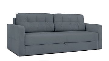 Прямой диван Loko Pro с широкими подлокотниками, с матрасом средней жесткости